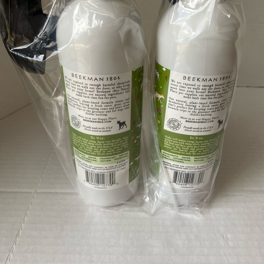 Beekman 1802 Happy Place Waterless Dog Wash 24 fl. oz. Set of 2 New - Picture 6 of 8